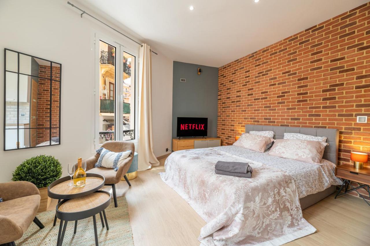 Grand Studio Climatise Tres Proche Monaco โบโซเลย ภายนอก รูปภาพ